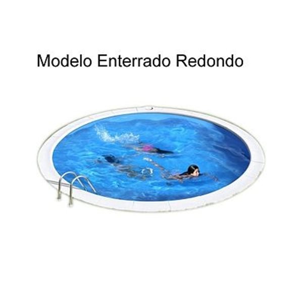 (350X120 ESPECIAL PARA ENTERRAR)SUPER OFERTA GRE - KIT ESPECIAL PISCINAS GALLEGAS ESPECIAL PARA ENTERRAR CHAPA DE ACERO BLANCA R