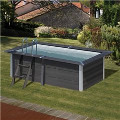 (466X326X124 PISCINA COMPOSITE REF. KPCOR46) KIT PISCINA GRE DE PANELES PREMONTADOS COMPOSITE. MODELO COMPOSITE